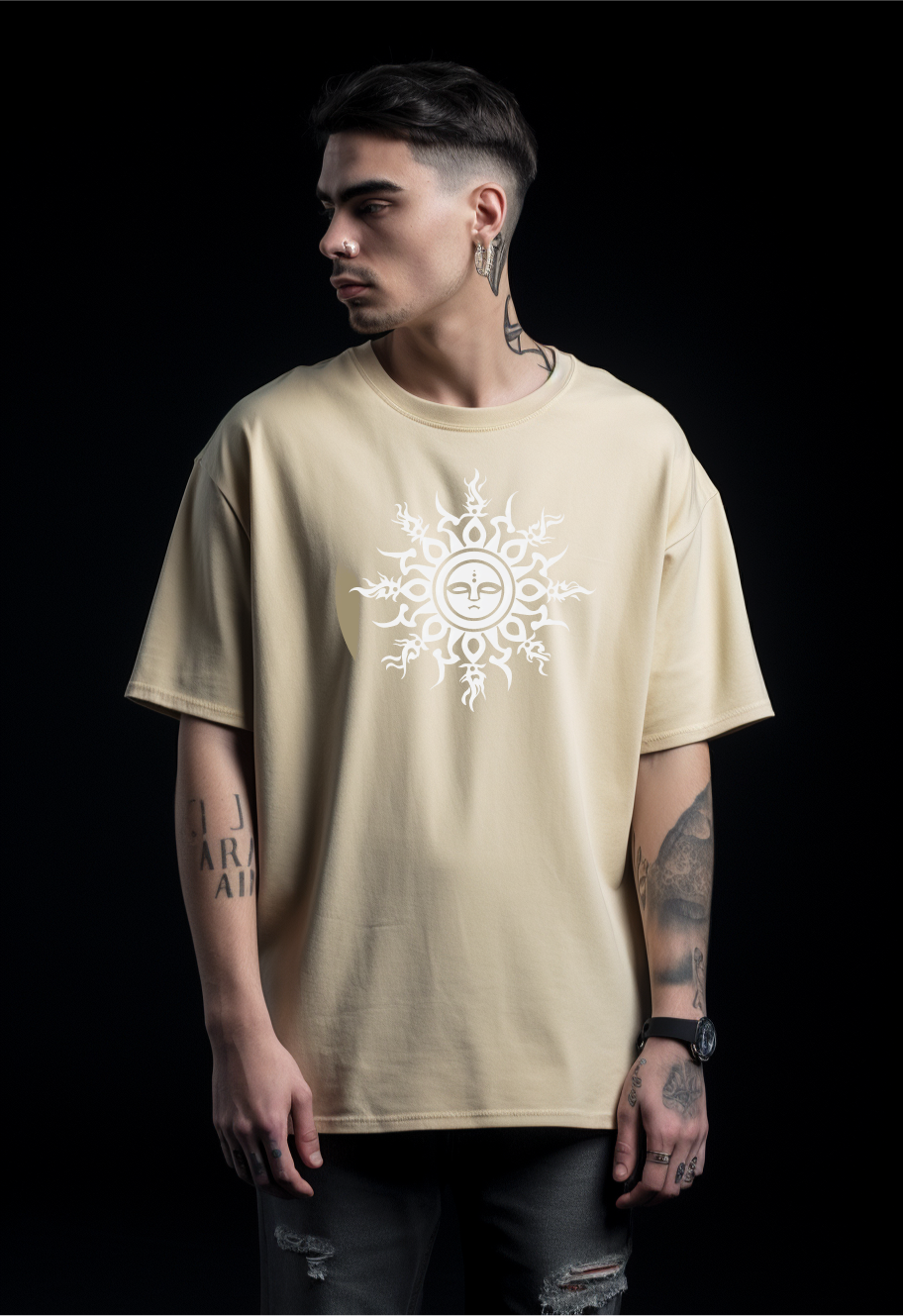 Folklore Mana t-shirt with ornament print - White